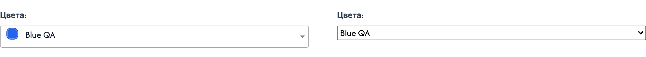 Select со swatch